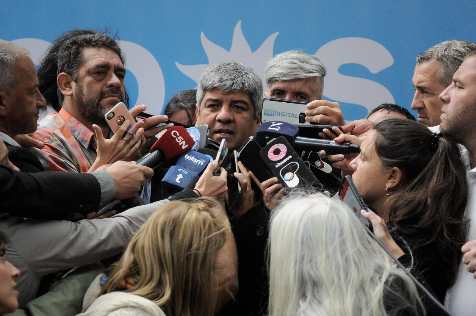 Pablo Moyano participó de la Mesa Política.