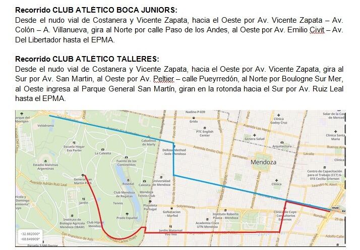 La información necesaria para los hinchas que estarán presentes en el encuentro de cuartos de final de la Copa Argentina. (Prensa Talleres)