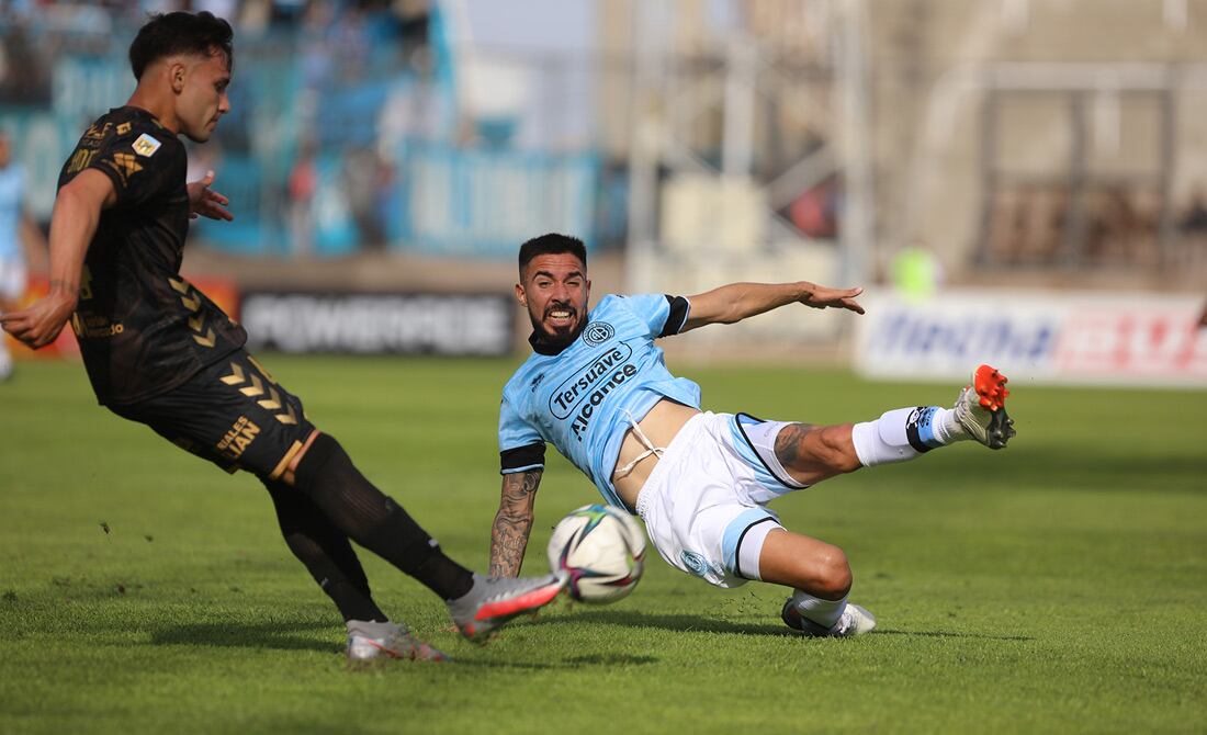 Platense pegó primero ante Belgrano en La Rioja (Foto: Prensa Belgrano).