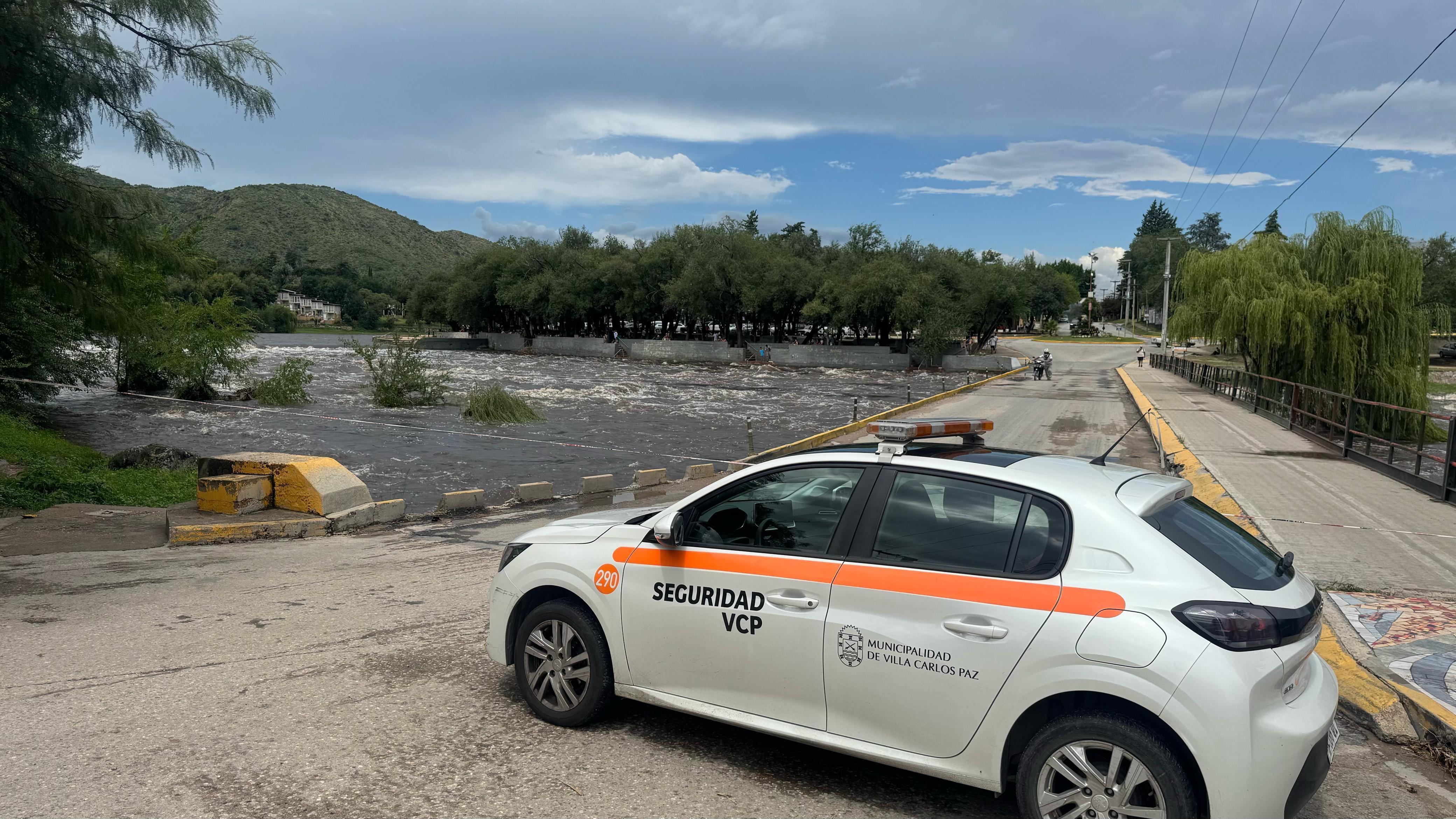 Creciente de 3.5 mts en Villa Carlos Paz