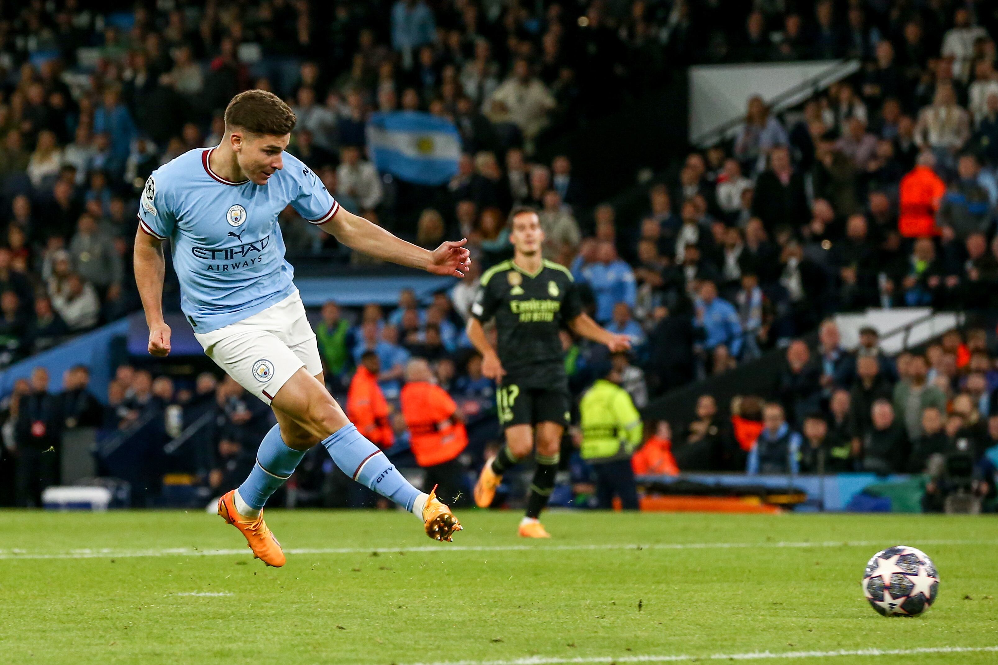 La Araña convirtió el último tanto en la goleada del City ante el Real Madrid.