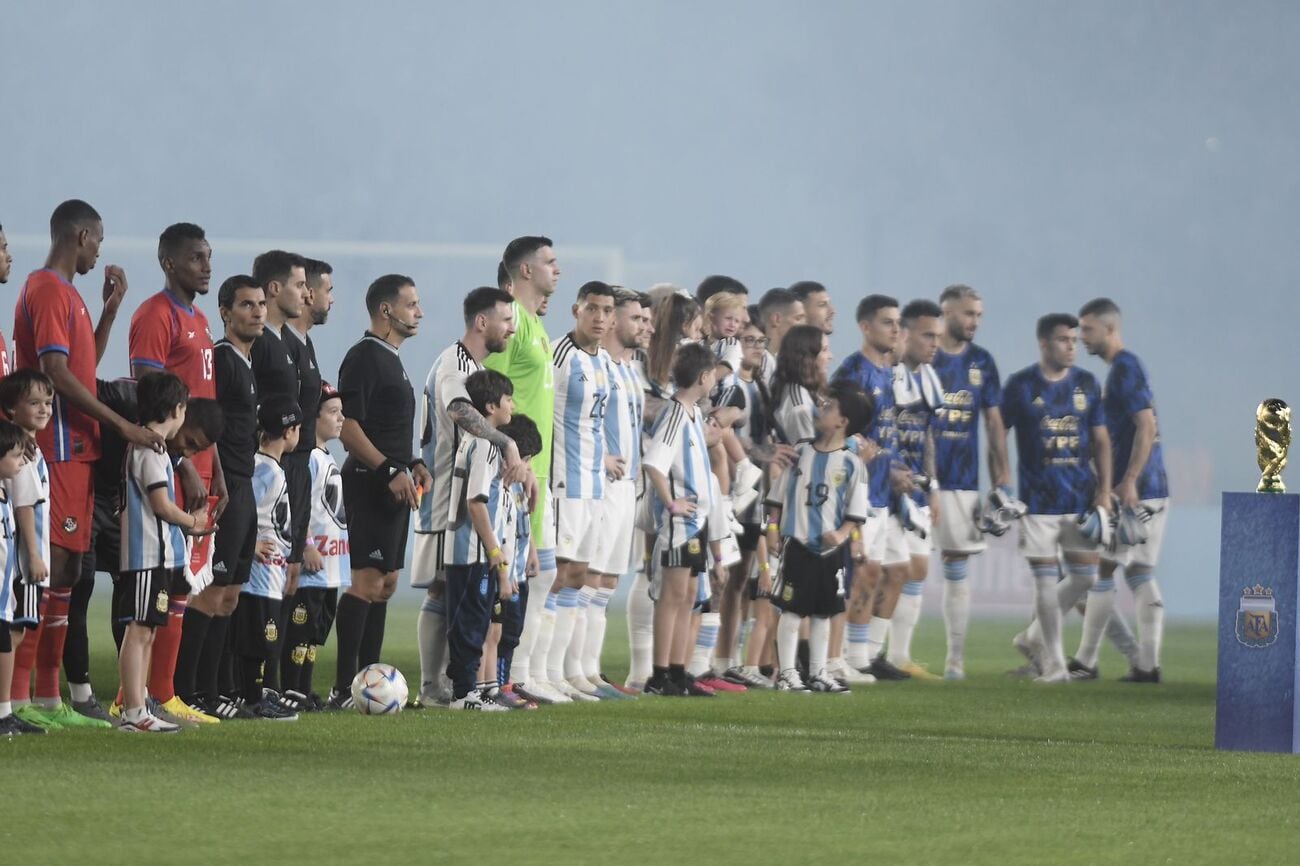 Selección Argentina ante Panamá.