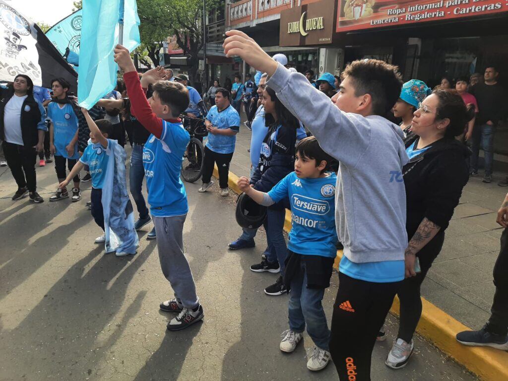 Los hinchas festejaron en el Valle de Punilla.