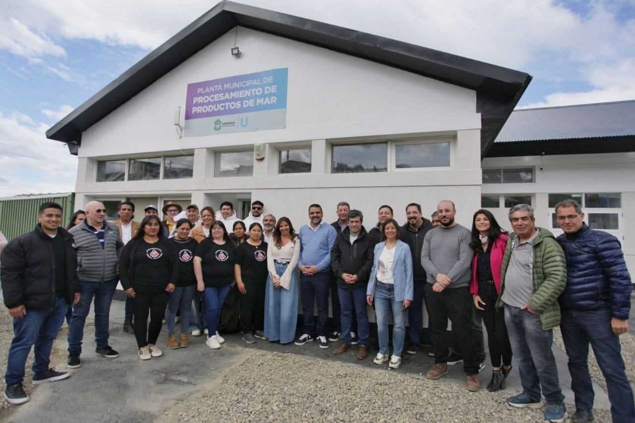 Ushuaia: inauguraron la planta de procesamiento de crustáceos y peces