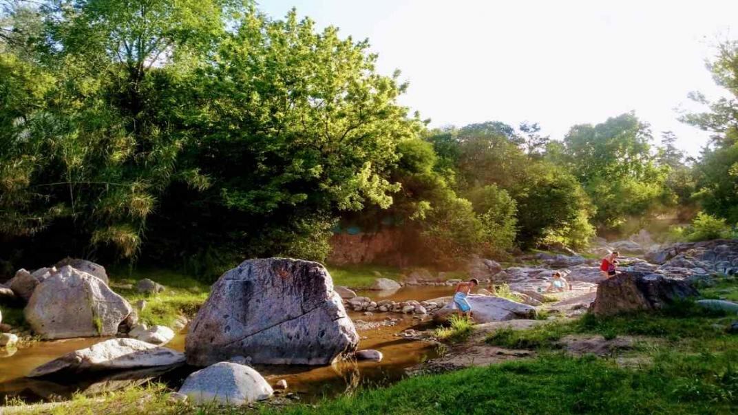 El río Chavascate) tiene sectores con pequeñas ollas ideales para los más chicos.