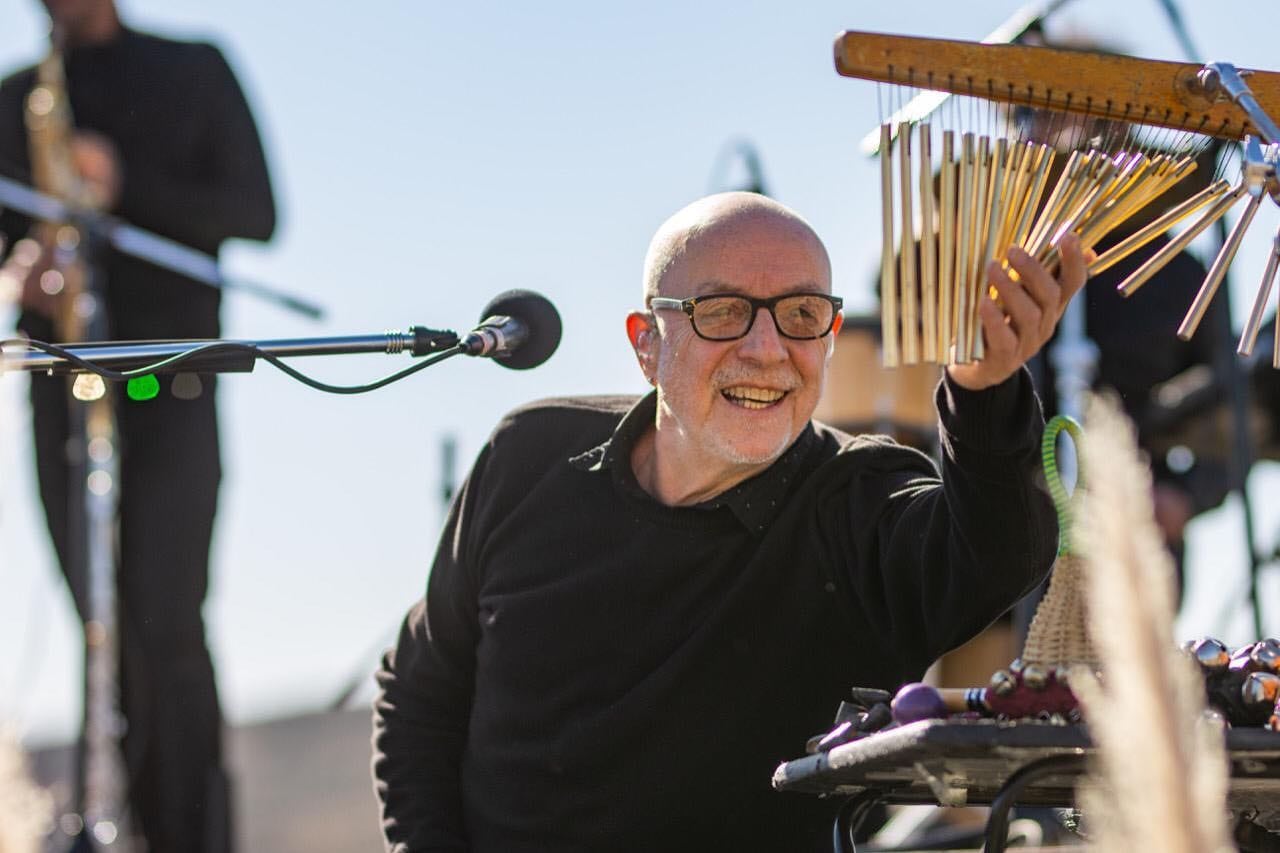 Baglietto, en modo percusionista. (Prensa Juan Carlos Baglietto)