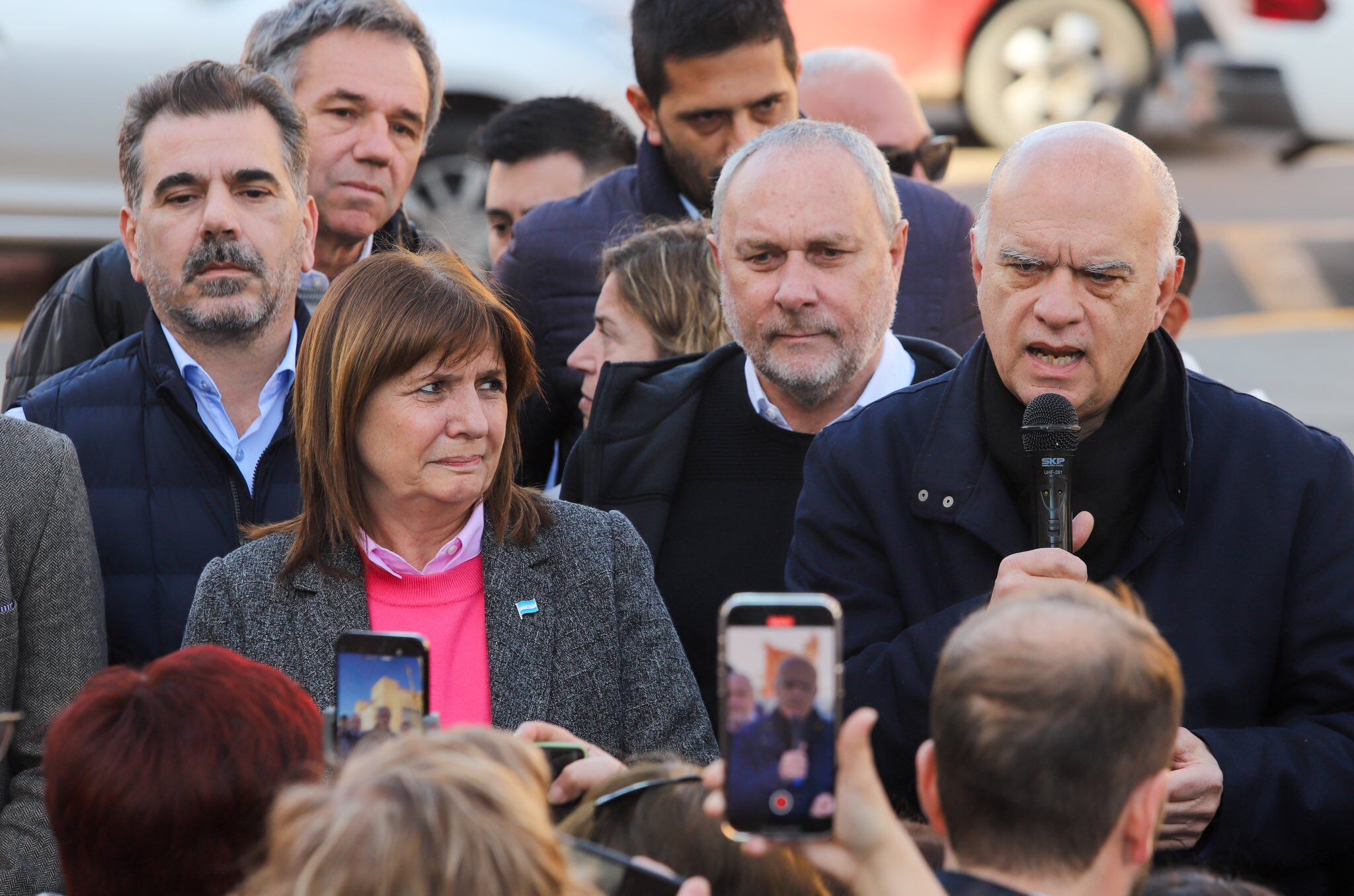 Bullrich y Grindetti, de campaña.