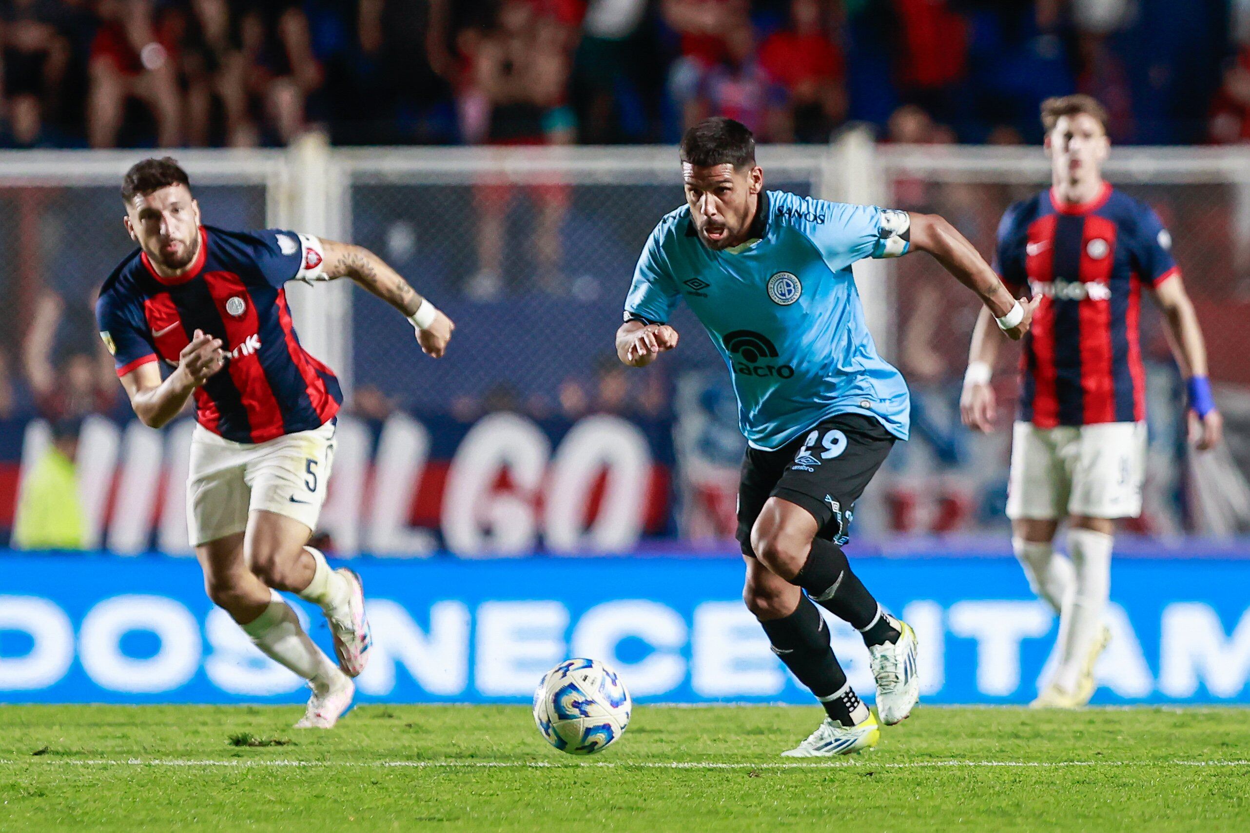 Franco Jara fue autor del 2-0 de Belgrano. (Prensa CAB).