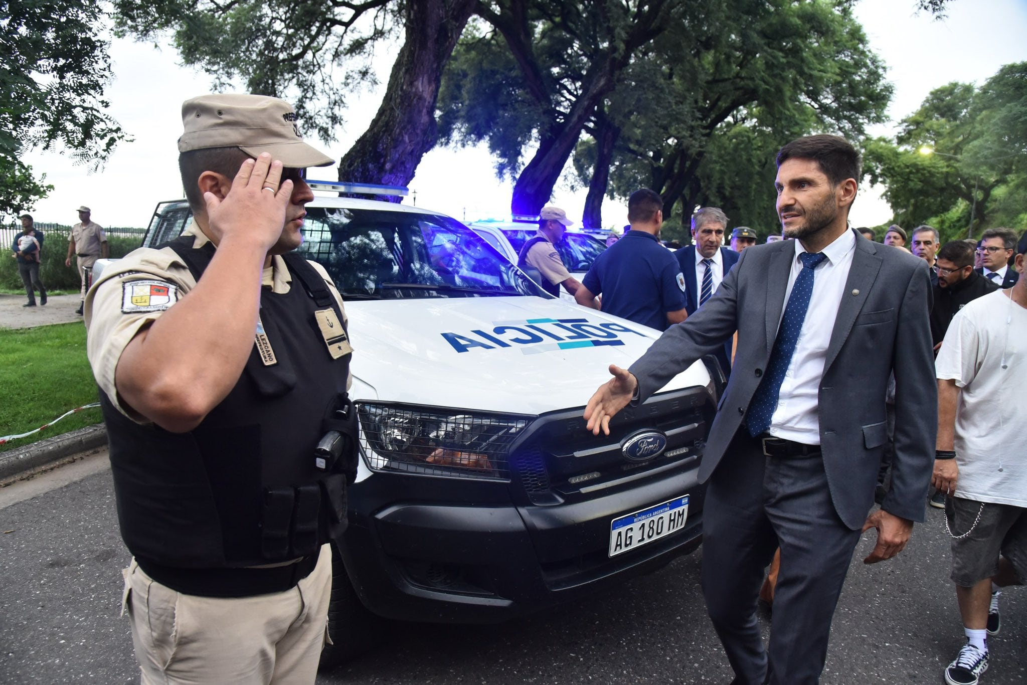 En marzo, Kicillof envió patrulleros a Santa Fe