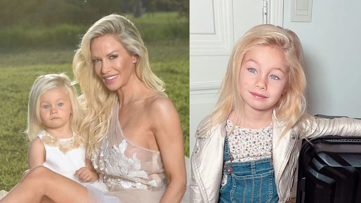 Son idénticas: las fotos de Luciana Salazar y Matilda en su “noche de chicas”