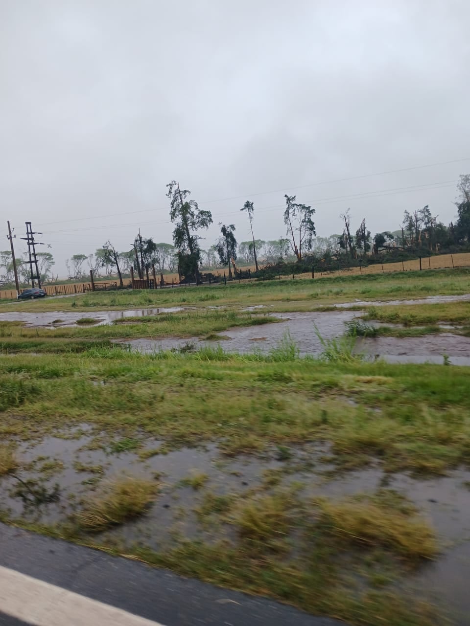 Ruta 38 hacia el sur tucumano.