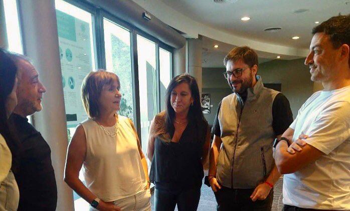 Luis Juez, Patricia Bullrich, Laura Rodríguez Machado y Rodrigo de Loredo en Córdoba. (Juntos por el Cambio)