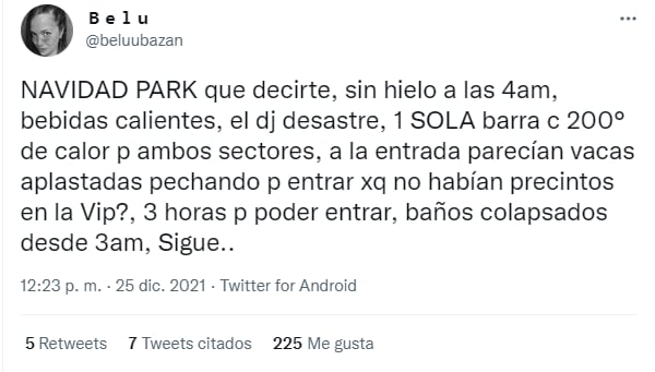 Además de las peleas, las personas señalaron otras falencias.