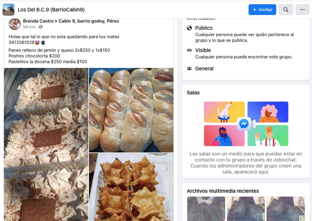 Página de Facebook en la ciudad de Pérez, para comprar, vender y ofrecer todo tipo de servicios