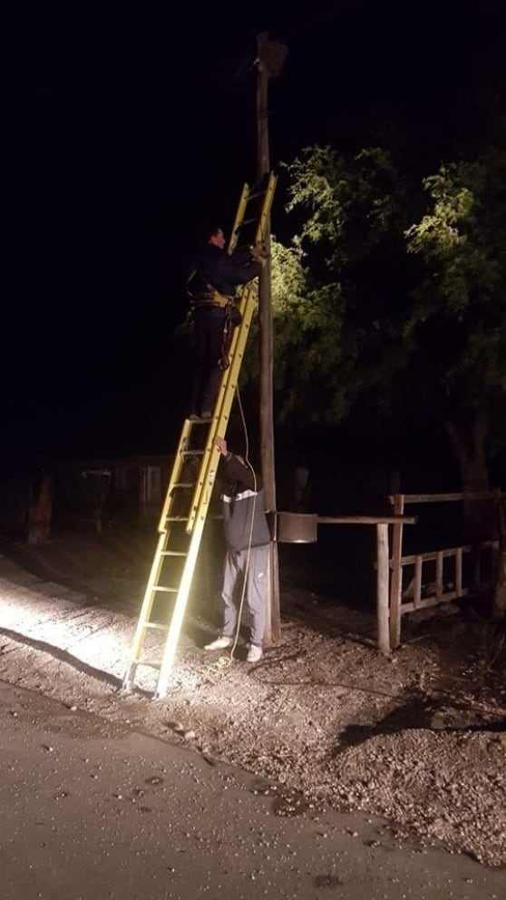 Destrozos causados por la tormenta en Santa Rosa