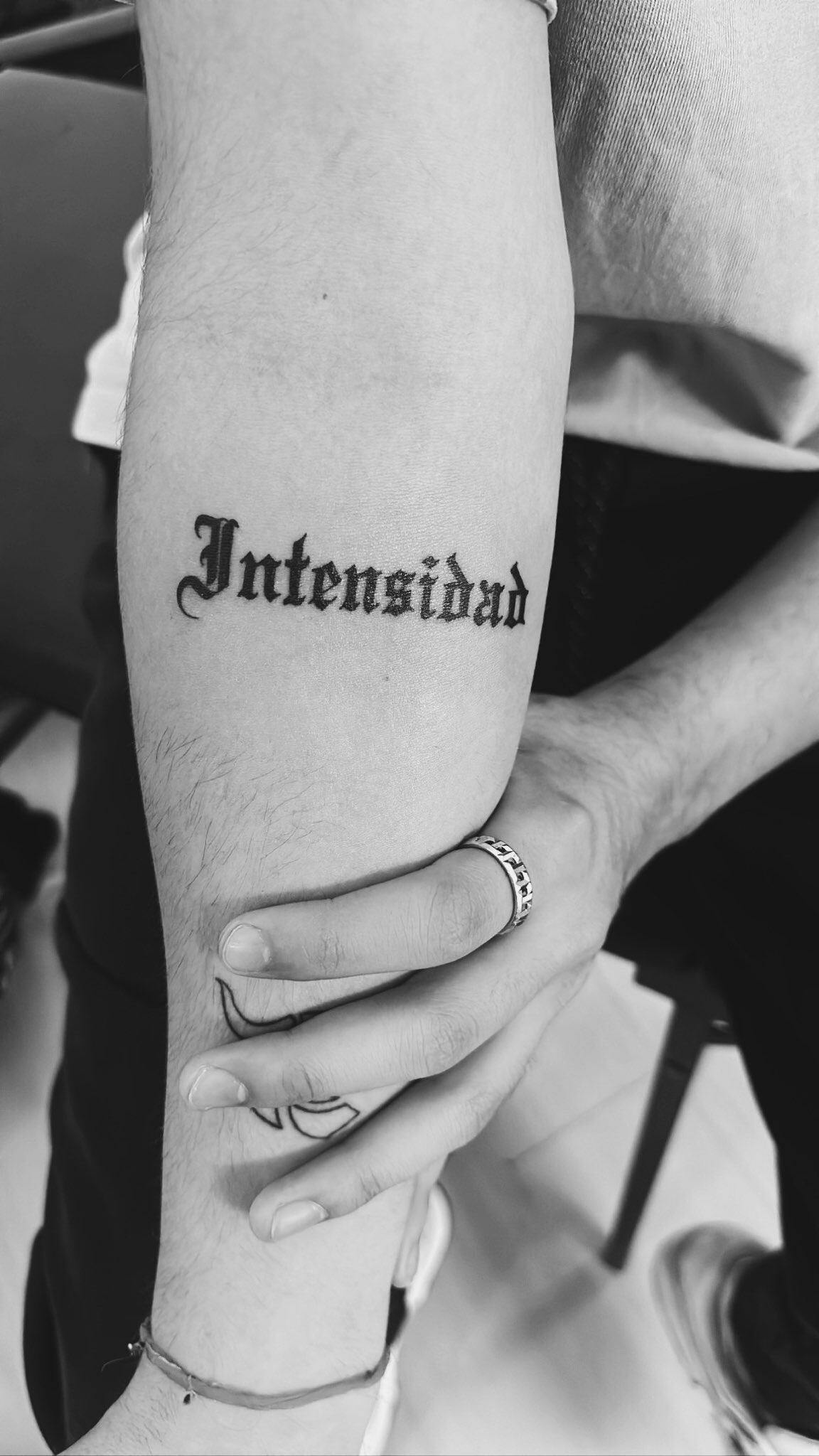 Rusherking tatuaje "Intensidad"