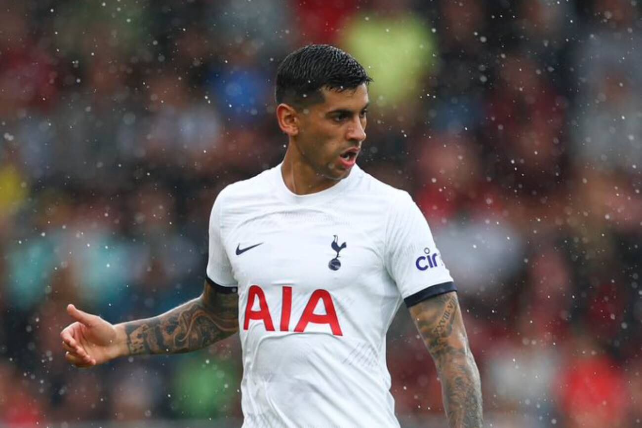 Cuti Romero en el partido de este sábado en Tottenham por Premier (Tottenham)