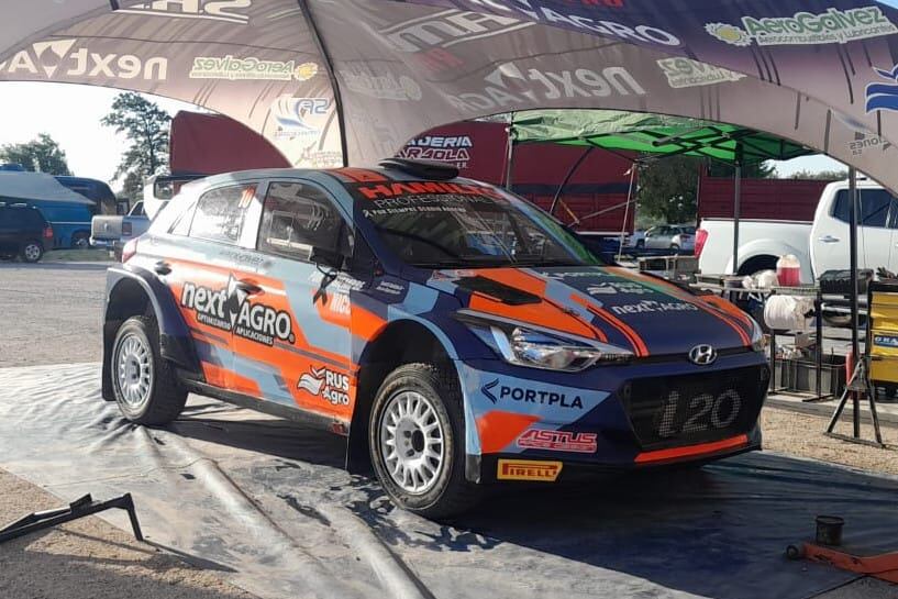 Santiago Baldo, puntero del campeonato Rally Cordobés en la clase mayor, se luce en su debut por el RS Latam.