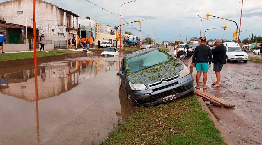 La tormenta en Santa Rosa 