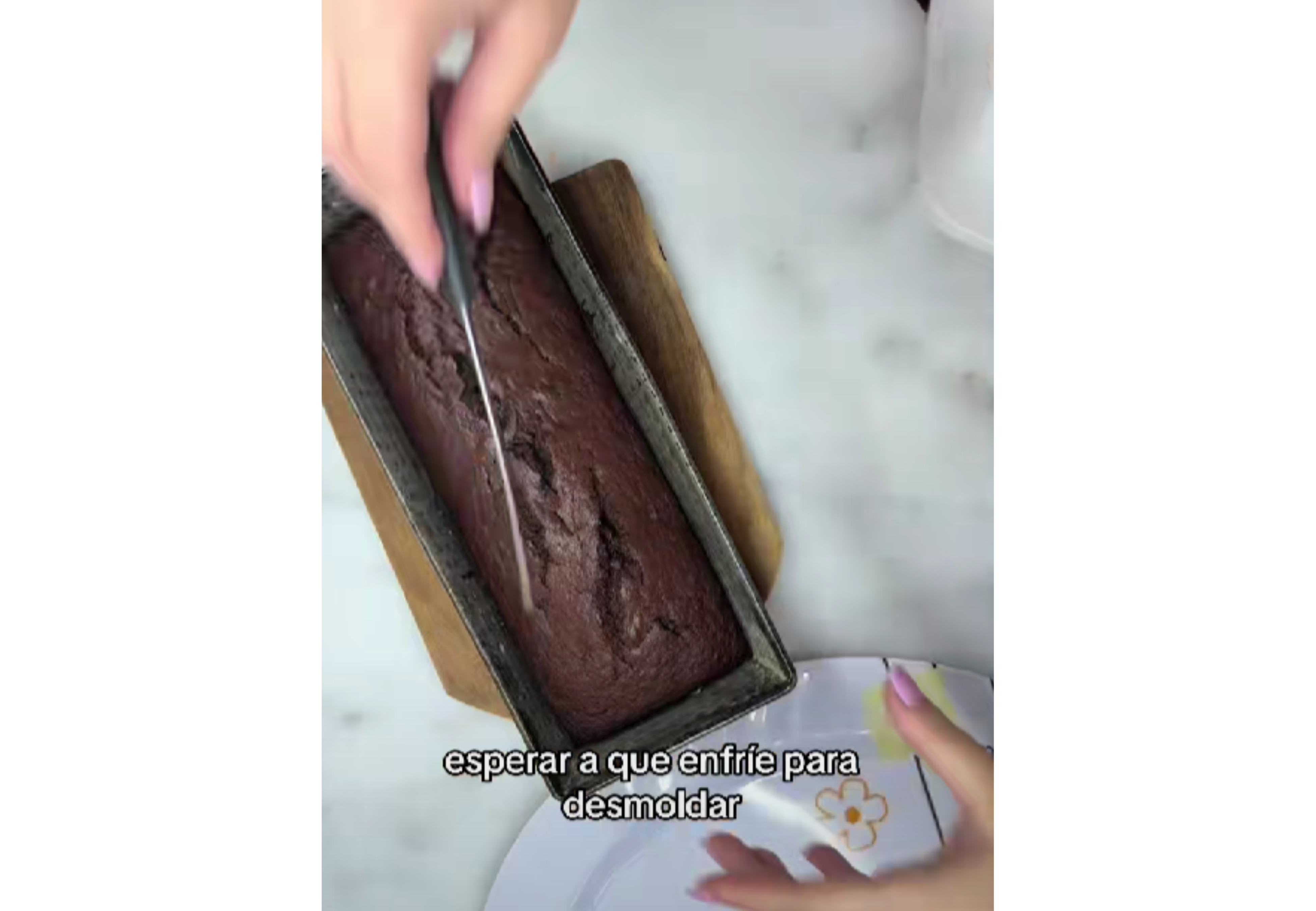 Cómo hacer budín de banana y chocolate, fácil y rápido.