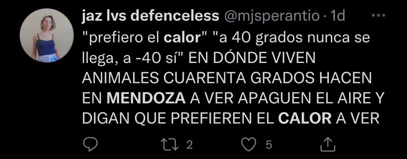 El calor se siente en Mendoza y quienes viven en la provincia tenían mucho que decir.