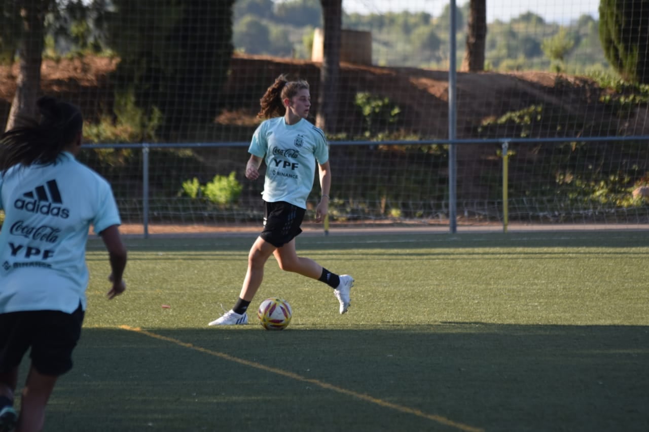 Margarita Giménez, en la Selección Argentina Sub 20.