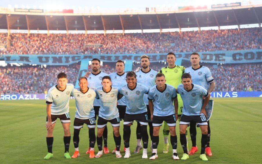 La formación de Belgrano en el clásico contra Talleres en el Kempes