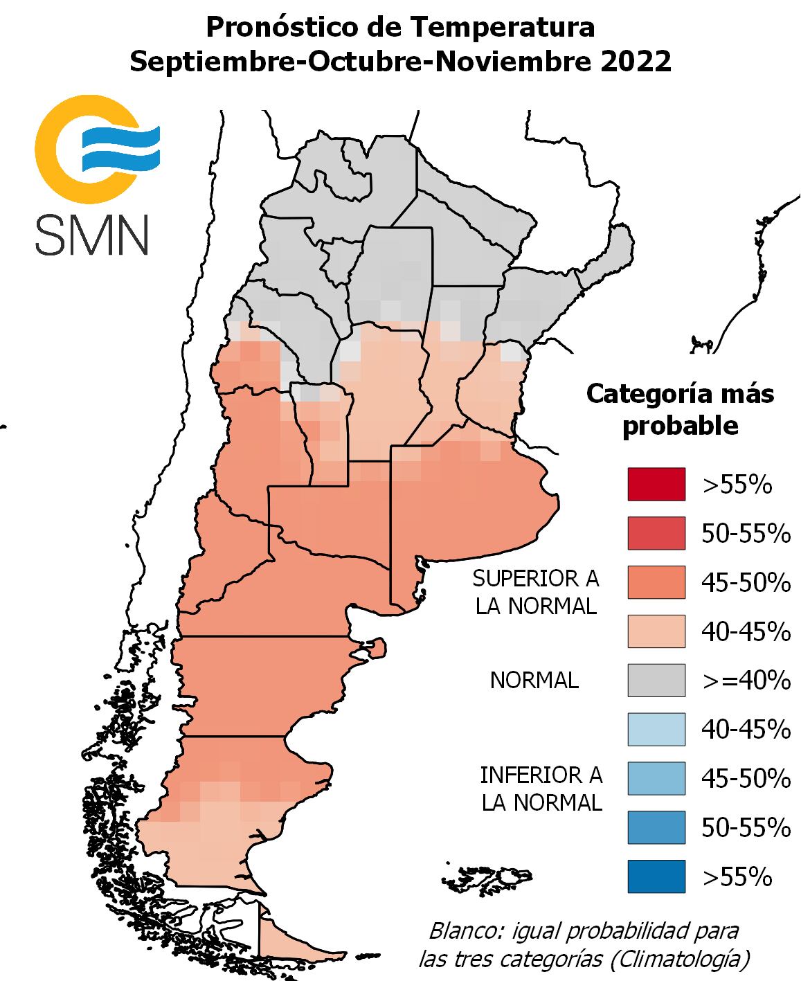 Clima para San Luis en primavera