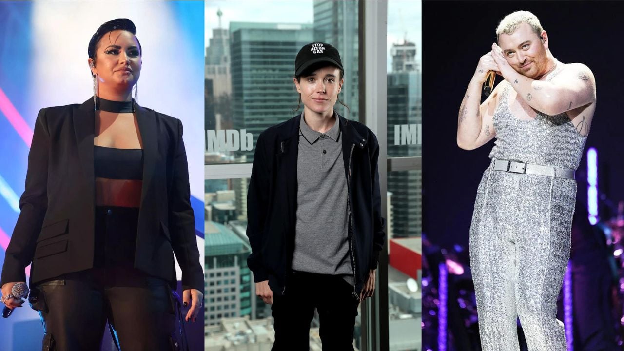 Demi Lovato, Eliot Page y Sam Smith pertenecen al colectivo LGTBIQ+