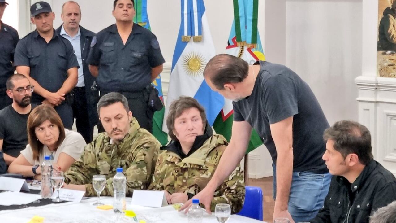 Javier Milei creó un comité de crisis para ayudar a Bahía Blanca y el resto de los lugares afectados por el temporal.