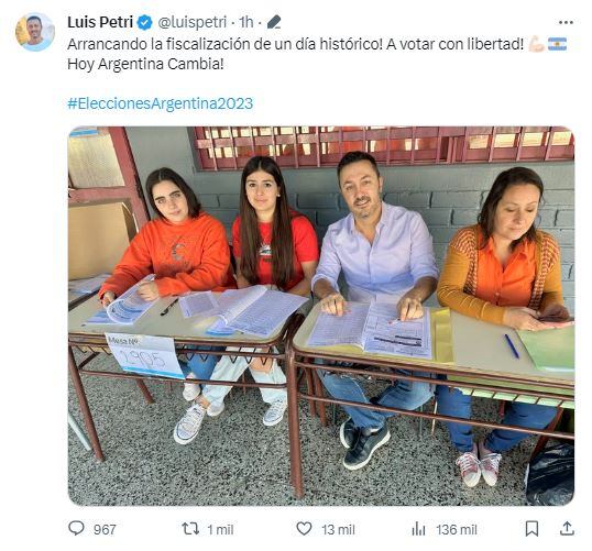 Luis Petri es fiscal en San Martín, Mendoza