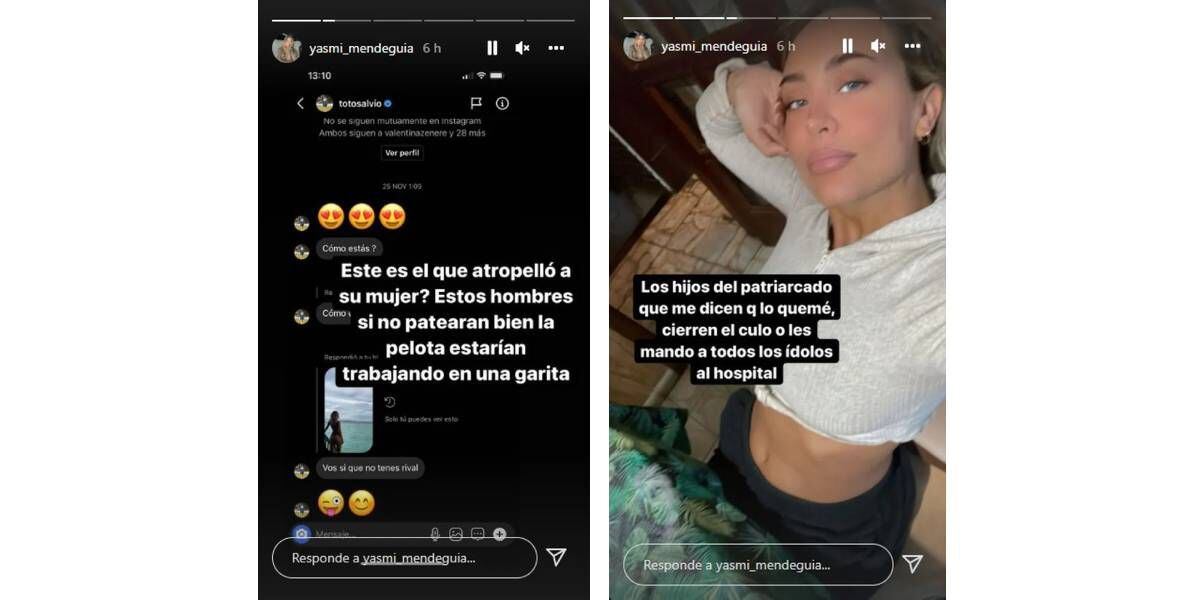 Las historias de Yasmila Mendeguía contra Toto Salvio.