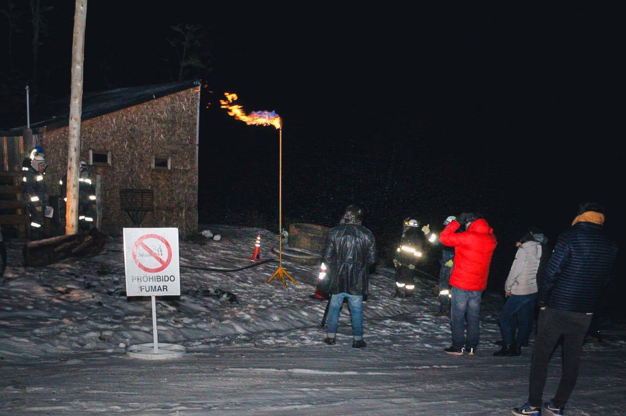 Harrington celebró la llegada del gas al barrio y recordó que concretar esas obras, es una promesa de gestión.