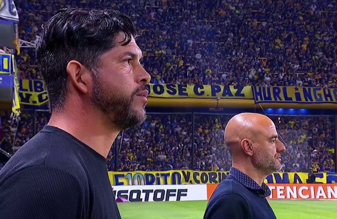 La dupla técnica Gómez y Orsi, los técnicos de Godoy Cruz que complicaron con su planteo a Boca en la Bombonera.