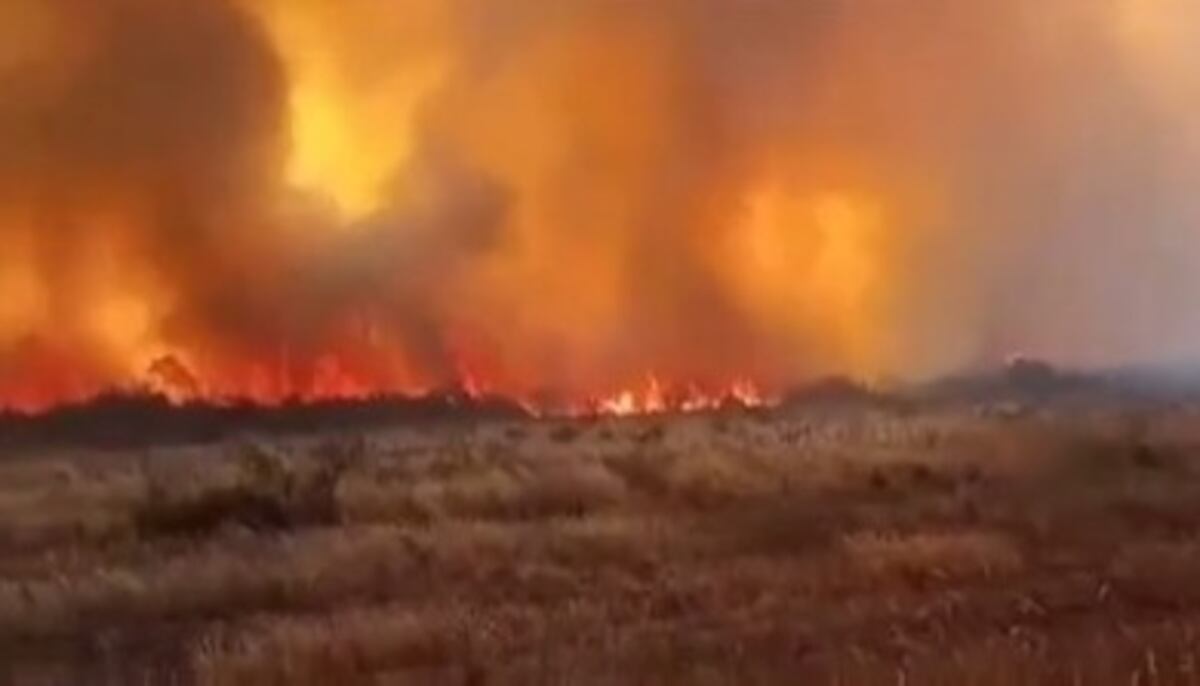 Incendio en Jesús María: bomberos intentan combatir el fuego