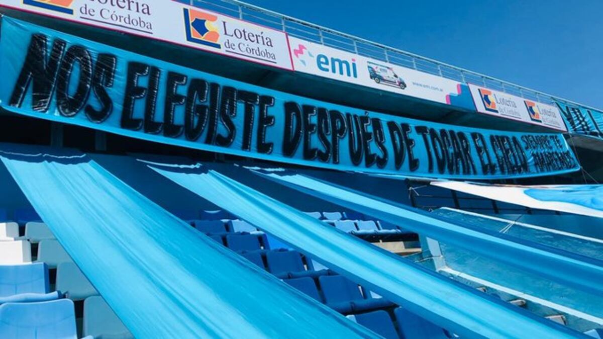 Belgrano y un homenaje Gigante a Maradona