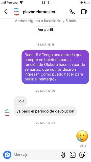 Una de las damnificadas habló por Instagram y le respondieron cuando había terminado el plazo.