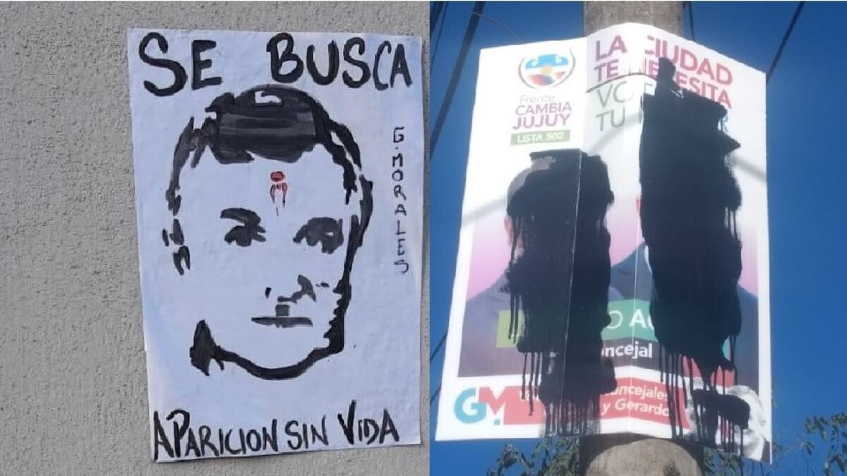 Repudian pintadas y grafitis amenazantes contra el gobernador Morales