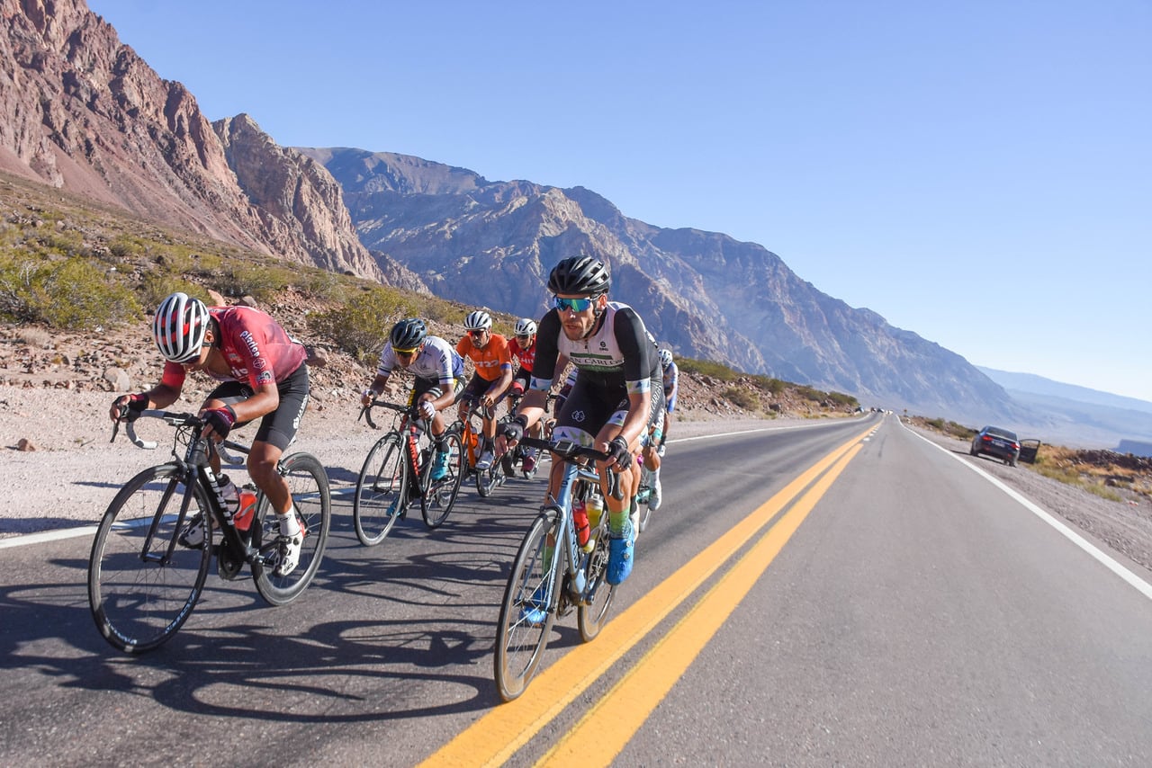 Vuelta de Mendoza 2023, septima etapa, el mendocino Mario Ovejero ganó la etapa reina en el Cristo Redentor.

Foto: Mariana Villa / Los Andes