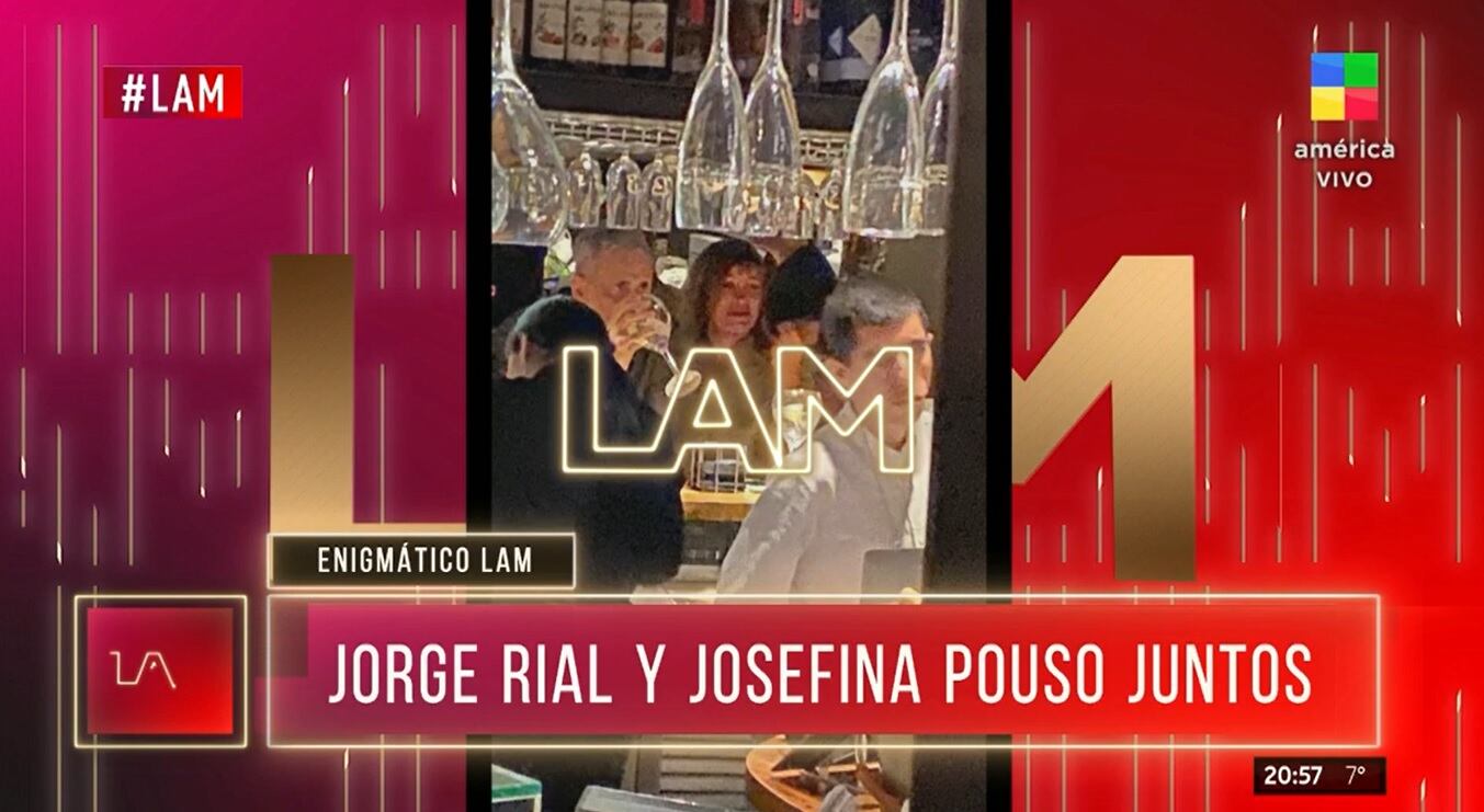 La primera foto de Jorge Rial y Josefina Pouso en Madrid.