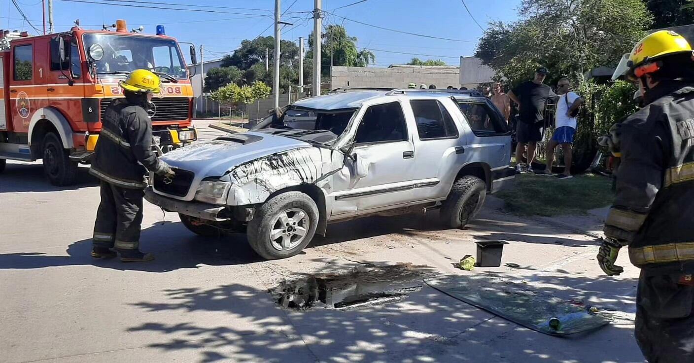 Accidente en Dalle Mura y Pacífico Giusti Arroyito