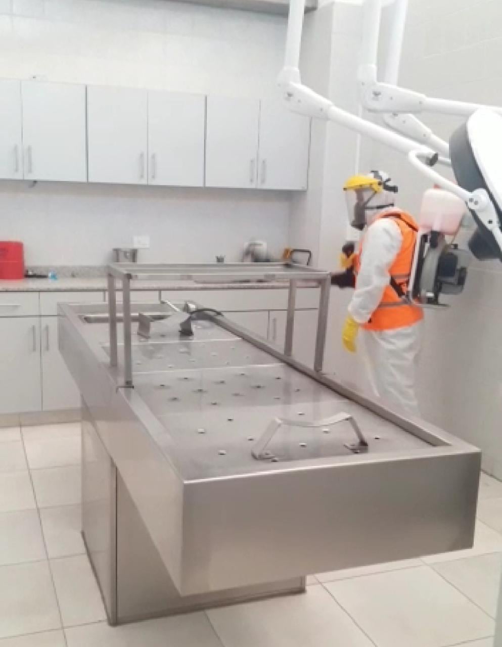 Instalaciones de la morgue judicial de San Salvador de Jujuy, donde tuvo lugar la autopsia al cuerpo de Sergio Chorolque.