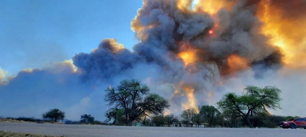 Incendios en el norte de San Luis