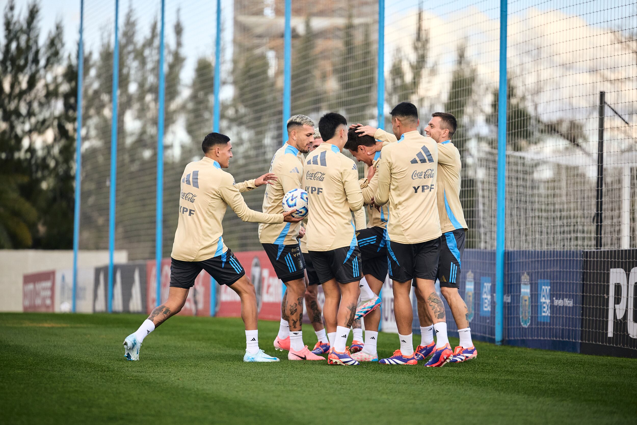 Foto de archivo de un entrenamiento de Argentina. (Prensa Afa)