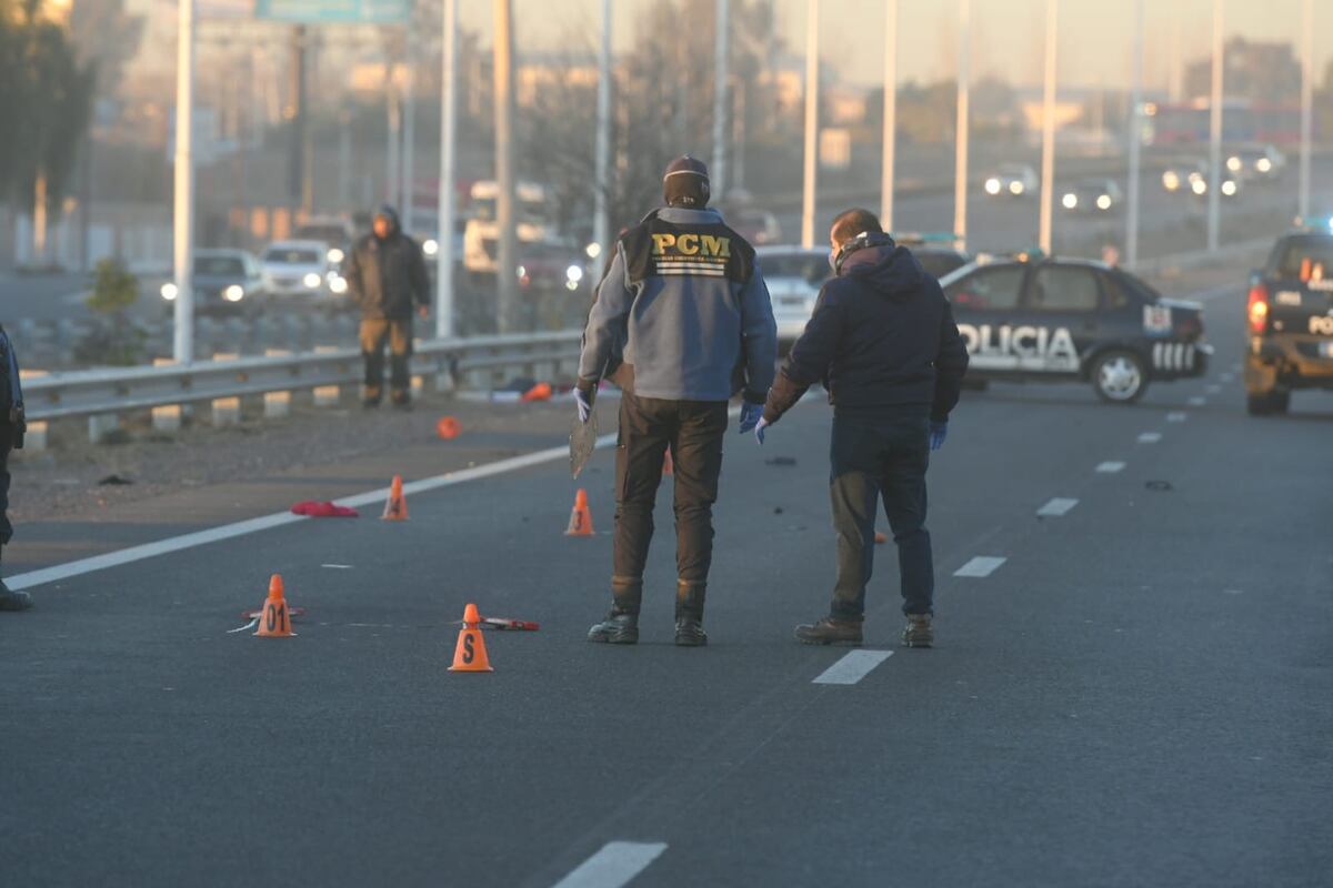 Un choque en el Acceso Sur generó un caos vehicular
