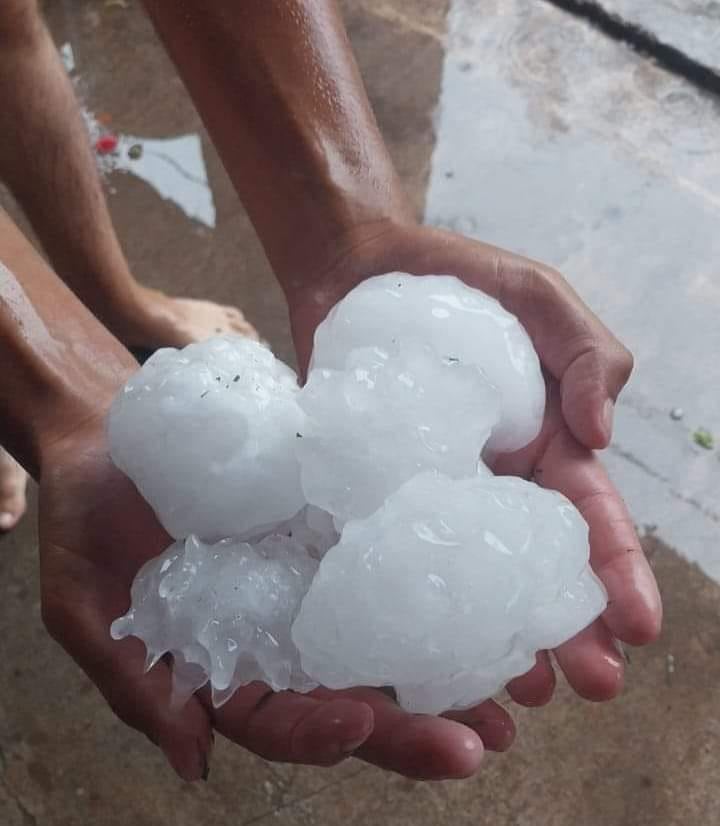 Granizo en Río Cuarto.