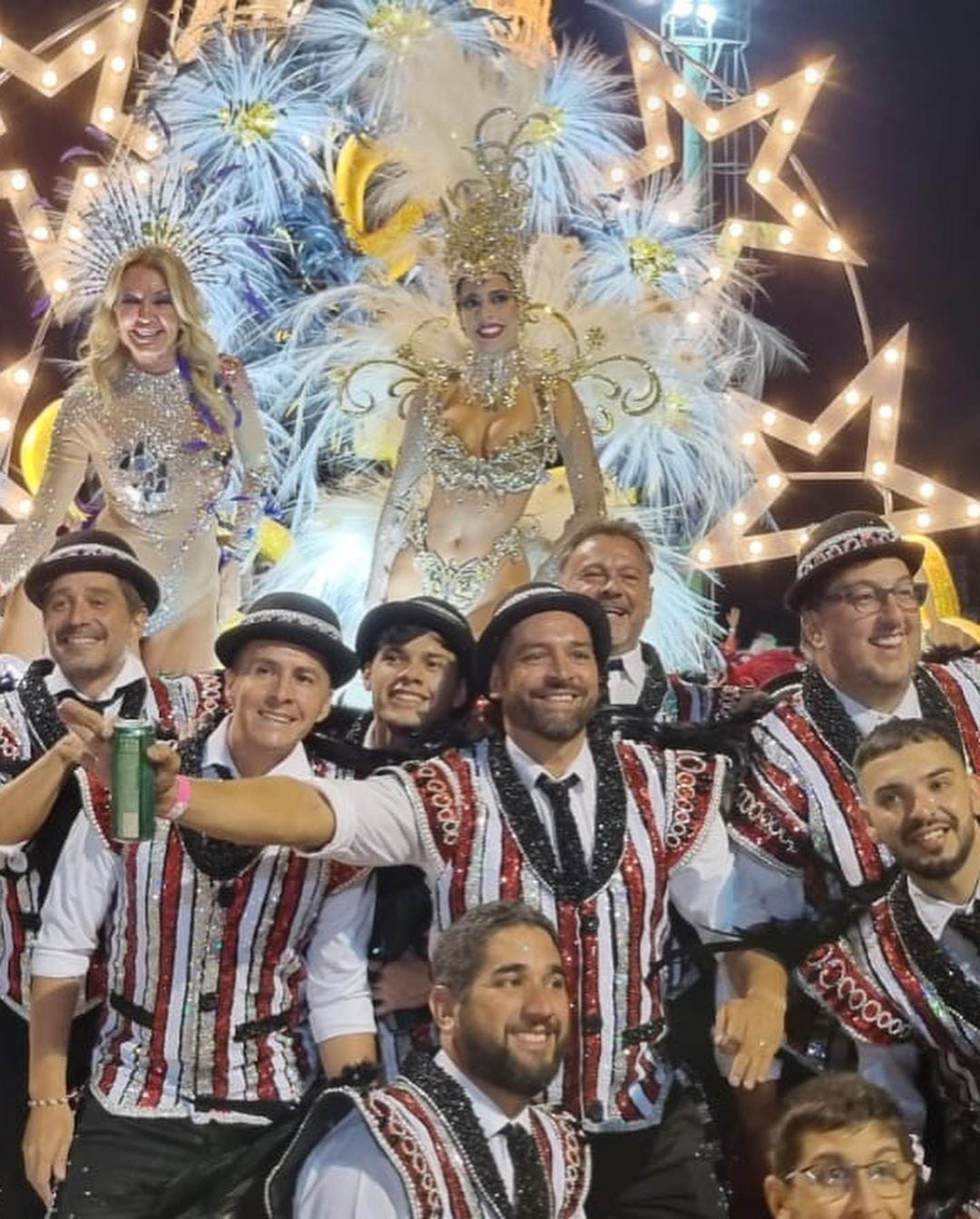 Yanina Latorre desfiló en el carnaval de Corrientes