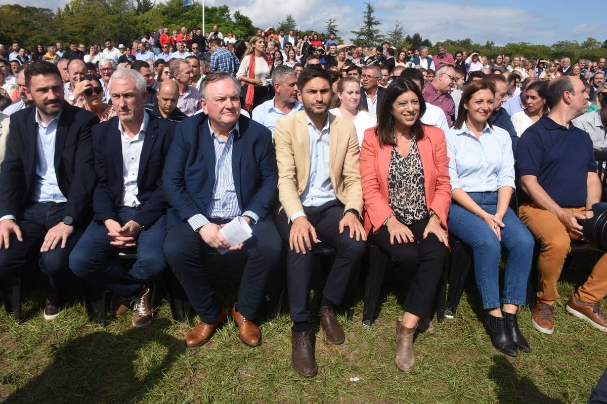 Pullaro y el senador fueron protagonistas del acto fundacional en Cayastá.