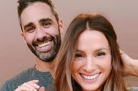 Tefi Russo y el Pollo Álvarez se muestran muy enamorados