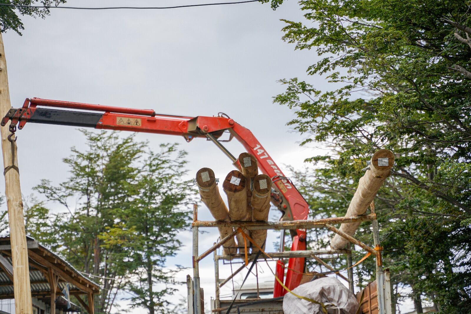 Comenzaron las obras en Barrio Andorra.